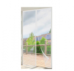 Wzlxcxxy magnetiline s&auml;&auml;sev&otilde;rk uksele 90 &times; 220 cm, valge