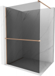 Mexen Kioto+ du&scaron;isein riiuliga Walk-in 140 x 200 cm, grafiit, harjatud vask - 800-140-121-65-40, 140 x 200 cm
