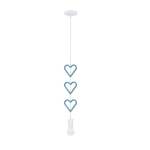 Candellux laste ripplamp Hets 31-12159, sinine/valge