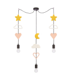 Candellux laste ripplamp Trio, erinevad v&auml;rvid
