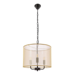 Ripplamp Candellux Pacifica must 3xE14 kuldne vari