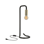 Candellux laualamp Hera 41-80073, must/kuldne