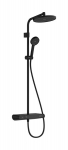 Du&scaron;is&uuml;steem Hansgrohe Activera S 240 1jet EcoSmart, matt must
