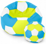 Tumba kott-tumbaga Ball XXXXL (100 cm), Laim/Sinine/Valge