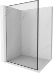 Mexen Kioto L du&scaron;isein Walk-in 80 x 200 cm, must raam, kroom - 800-080-103-01-70