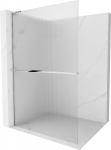 Mexen Kioto+ L du&scaron;isein riiuliga Walk-in 100 x 200 cm, triibud, kroom - 800-100-123-01-09