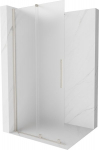 Mexen Velar liuglev du&scaron;isein Walk-in 85 x 200 cm, mattklaas 8 mm, harjatud nikkel - 871-085-000-33-97, 85 x 200 cm