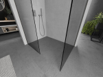 Mexen Kioto du&scaron;isein Walk-in 170 x 75 cm, l&auml;bipaistev, harjatud nikkel - 800-170-202-97-00-075