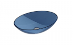 Valamu Besco Anya Blue Wave, 50 cm, kroomitud sifooniga