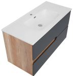 Vannitoakapp Spectra country, 99,7x54,4x45,7 cm, must/pruun