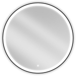 Vannitoa peegel Mexen Esso Black LED-valgustusega, 90 cm, must