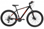 Maastikuratas 29", shimano, kerge raam 18", 175&ndash;195 cm, 21 k&auml;iku, alumiinium, vedrustus, must/punane, Davi Montaro