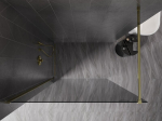 Mexen Kioto-X Walk-in du&scaron;isein 60 x 200 cm, grafiit 10 mm, kuldne - 800-060-101-50-40-X