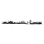 Riputatav dekoratsioon Istanbul Skyline 13 cm