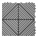 Drenaažip&otilde;randa plaadid 31x31 cm Must PP materjal