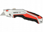 Yato YT-75202 Kasutamisnuga trapetsikujulise teraga, SK5 teras, 1 tera + 3 varu tera, 61 x 19 x 0.6 mm