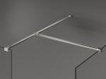 Mexen Kioto du&scaron;isein Walk-in 120 x 80 cm, l&auml;bipaistev, harjatud nikkel - 800-120-202-97-00-080