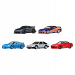 Hot Wheels Premium Kiired ja vihased: Tokyo Drift 5-autode komplekt