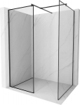 Mexen Kioto du&scaron;isein Walk-in 100 x 80 cm, must raam, must - 800-100-202-70-70-080