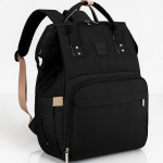 Must ergonoomiline Rovicky emme seljakott beebitarvikutele, 17 l, 13 taskut