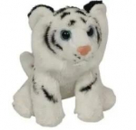 Istuv valge tiiger 14cm - Dubi