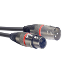 Helikaabel XLR/XLR (m/f) Stagg SMC1 RD, 1 m