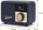 Roberts Revival Petite 2 Midnight blue &ndash; kaasaskantav Bluetooth-k&otilde;lar &ndash; juhtmevabad k&otilde;larid