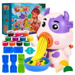 M&auml;nguvaha plastiliin pastamasin lehm loominguline komplekt lastele vormid 43 osa click4toys