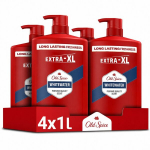 Old Spice Whitewater Meeste Du&scaron;igeel Ja &Scaron;ampoon, 4x1000 ml
