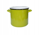 Emailpott 6,7l 22cm, traditsiooniline, roheline