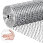 Keevitatud traatv&Atilde;&micro;rk VEVOR, kuumtsingitud, h&Atilde;&micro;bedane, 61 cm x 7,62 m, silma suurus 12,7 x 12,7 mm