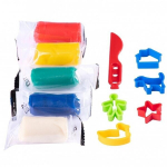 Looduslik plastiliin Genio kids, 6 tk