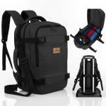 Ergonoomiline Peterson 2-&uuml;hes reisikott-seljakott 3D Air Mesh seljaosa ja kohvririhmaga, hall, 20 l