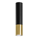 Sollux Lighting laelamp Loopez, must/kuldne