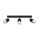 Sollux Lighting laelamp Nero 3, must/h&otilde;bedane