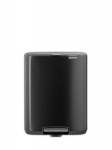 Brabantia Bo Pedal Bin 12L - Matt Black