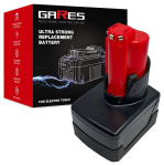 Gares aku, sobib Milwaukee M12 2472-20 BPD BDDX 2277-21, 12 V 7,8Ah