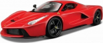 Kogumisauto - BBURAGO - Ferrari LaFerrari - Punane - Skaala 1/18