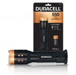 Duracelli alumiiniumfookus LED -taskulamp 550 luumen t&auml;helepanu keskpunktis