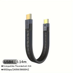 UGOURD Kiire Thunderbolt USB4 Kaabel Pickify, Pilka