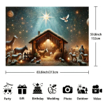 Rustic Stseen Taust - Klassikaline S&otilde;im T&auml;htetaevaga Pickify, 243.84x182.88 cm