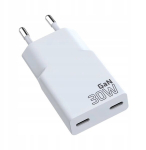 Laadija Everactive Gan Super Slim Sc-385q, 2x Usb-c Pd 30w