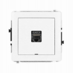 Karlik Deco Rj45 Cat.7 arvuti pesa, valge