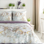 Eurofirany satiinpuuvillane voodipesukomplekt PTE-125, 160x200 cm, 3-osaline