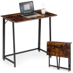 Foldable Computer Desk 80x45 cm Laptop Table Loft Style ModernHome