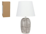 Decorlife laualamp Cairo, valge/hall