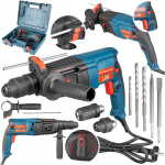 Perforaator LEX LX262, 2500 W, SDS+ kinnitus, 3 funktsiooni, koos kohvri ja tarvikutega