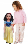 Suur pikkade juustega printsessinukk 70 cm Smily Play