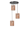 Opviq rippvalgusti 9075-3, pruun/must