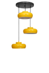 Opviq ripplamp 9033-3, kollane/must